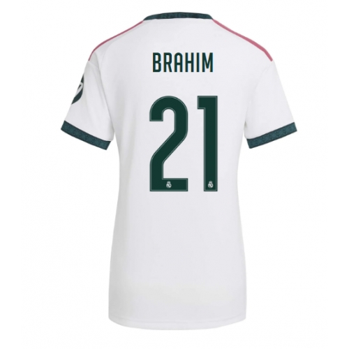 Real Madrid Brahim Diaz #21 Maglia Gara Casa Repliche 2026-27 Donna Maniche Corte Real Madrid Brahim Diaz #21 Maglia Gara Casa Repliche 2026-27 Donna Maniche Corte